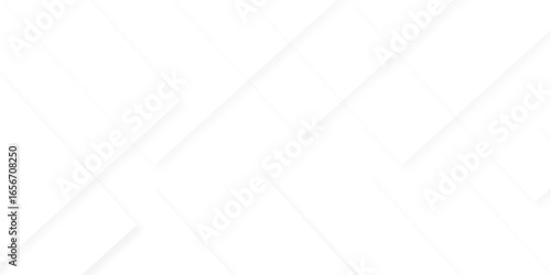 Abstract geometric technology background  white color box line banner digital triangular element paper surface .	
