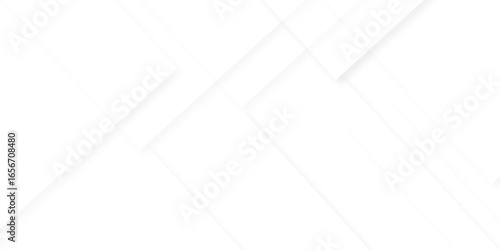 Abstract geometric technology background  white color box line banner digital triangular element paper surface .	
