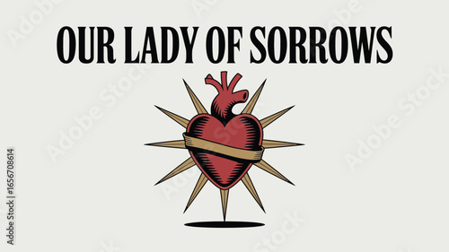 Our Lady of Sorrows Sacred Heart Catholic Devotion Religious Celebration