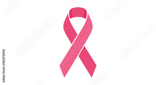 Iconic Pink Ribbon Symbolizing Breast Cancer Awareness and Support, Promoting Health Initiatives, Fundraising Events, and Empowering Community Engagement in Fight Against Cancer