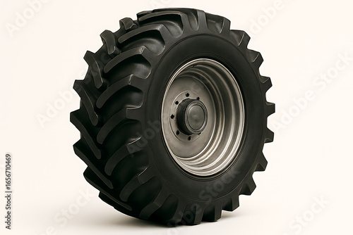 car wheel isolated on white background