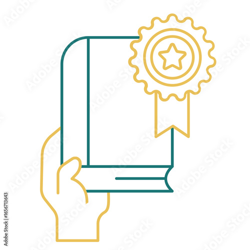 Illustration Best Selling Ebook Icon