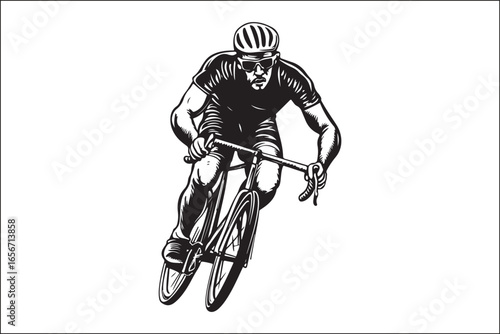 Mountain Biking Silhouette Pack | Extreme Cycling Vector Set
