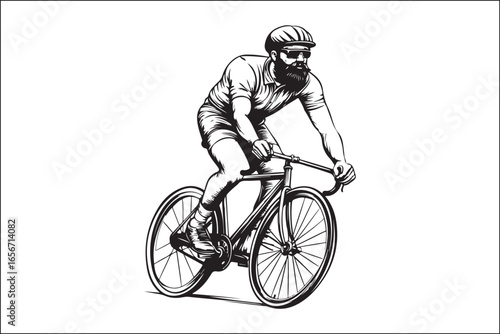 Mountain Biking Silhouette Pack | Extreme Cycling Vector Set