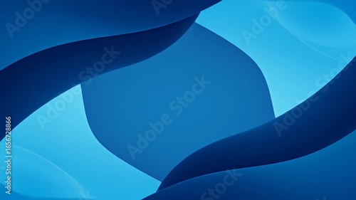 Abstract, cool-toned backdrop featuring layered, curvilinear shapes and smooth color gradients
