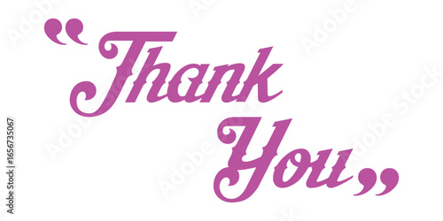 Thank You to Our Sponsors, Handwritten Lettering. Template for Banner, Postcard, Poster, Print, Sticker or Web Product. Vector Illustration, Objects Isolated on White