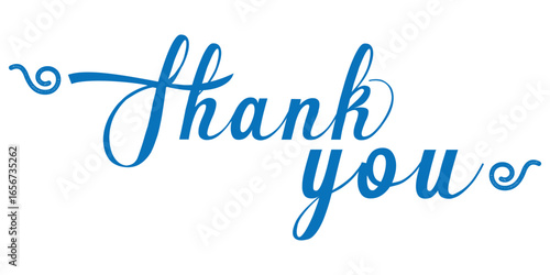 Thank You to Our Sponsors, Handwritten Lettering. Template for Banner, Postcard, Poster, Print, Sticker or Web Product. Vector Illustration, Objects Isolated on White