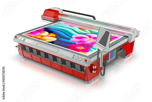 Photos Wide format flatbed UV plotter machine