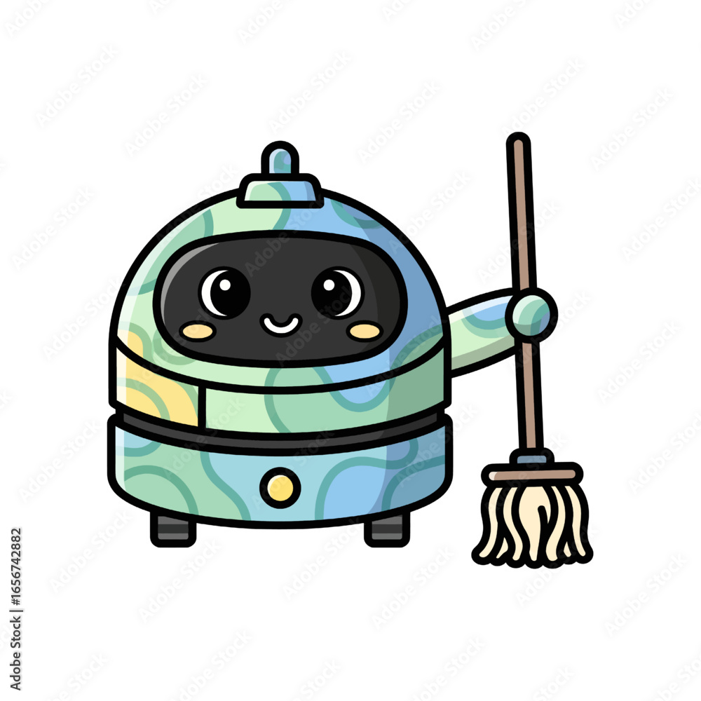 Fototapeta premium Cute Robot Design Very Cool