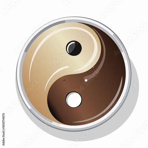 Hong Kong Yin Yang Drink (Mix Coffee and Tea)