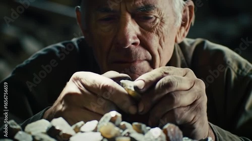 Artisan's dedication, Senior Gem expert focusing on precision gem valuation with expertise