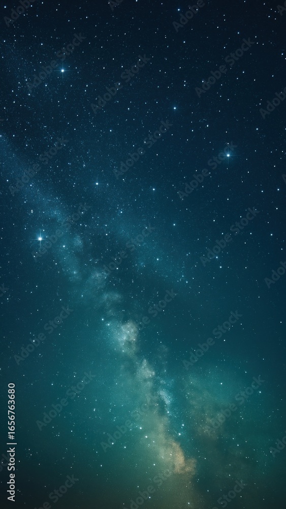 Obraz premium Starry night sky galaxy