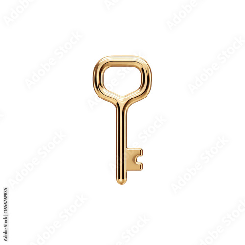 Gold key graphic