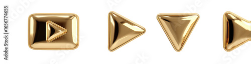 Gold Play, Forward, and Backward Media Controls