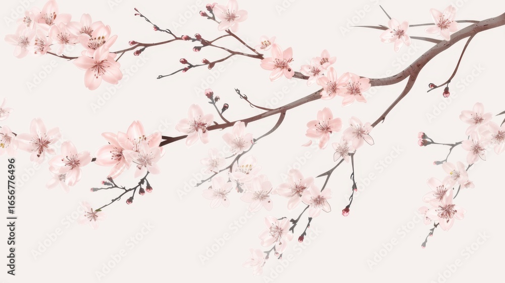 Cherry Blossom Season: Masses of Pink Blooms in Parks and Gardens Cherry Blossom Season: Masses of Pink Blooms in Parks and Gardens
