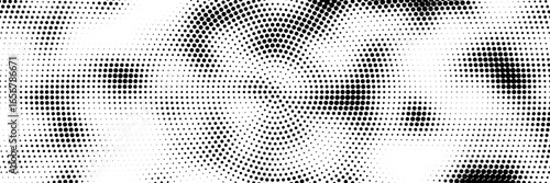 Pop art comic style dotted circle halftone pattern. Abstract dotted circles, round halftones geometric dots, pop art texture. Illustration halftone effect.
