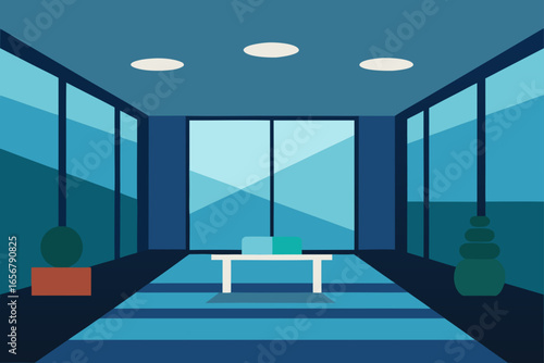 modern bedroom interior