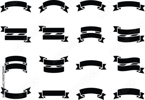 A Collection of Black and White Silhouette Illustrations of Various Mushroom Types
