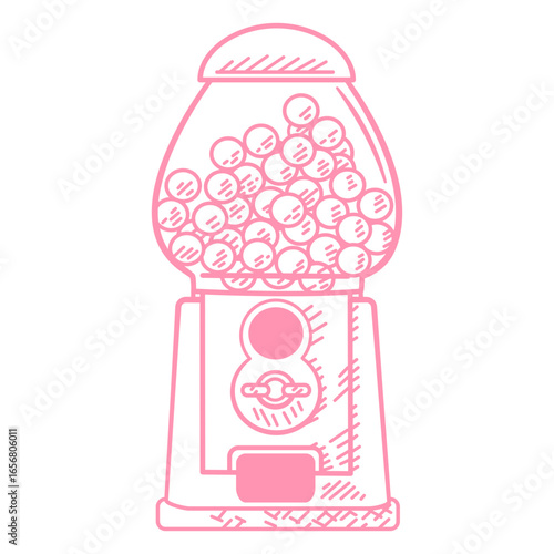 Candy dispenser filled stroke