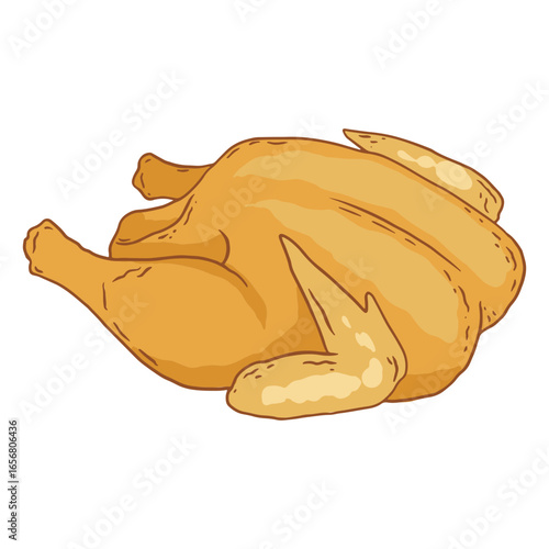 Chicken meat food icon
