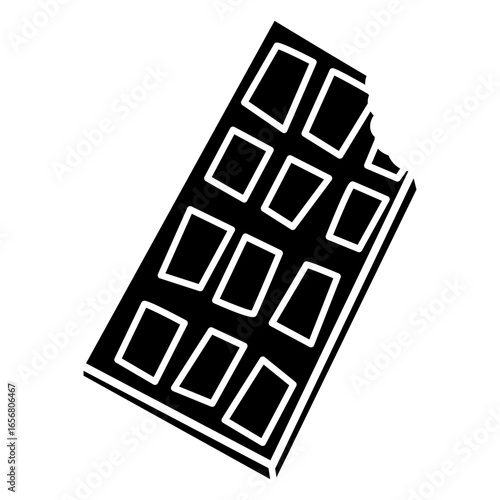 Chocolate bar cut out