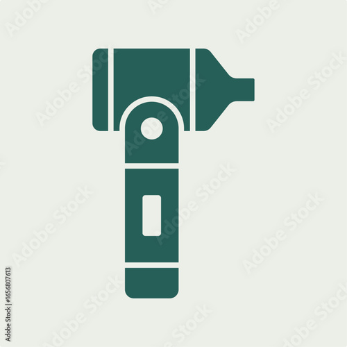 Otoscope Medical Tool trendy useful vector Illustration design handsome colorful background