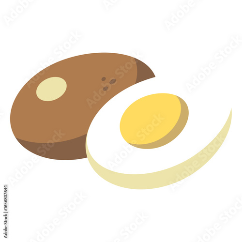 Egg flat food