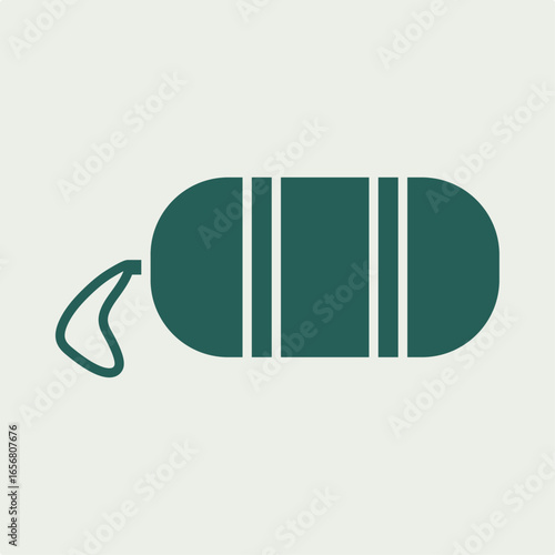 Outdoor Sleeping Bag trendy useful vector Illustration design handsome colorful background