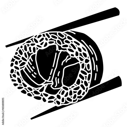 Food cut out sushi