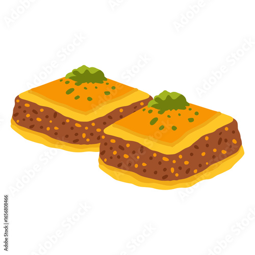 Goulash arabic food illustration