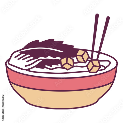 Japanese food bowl