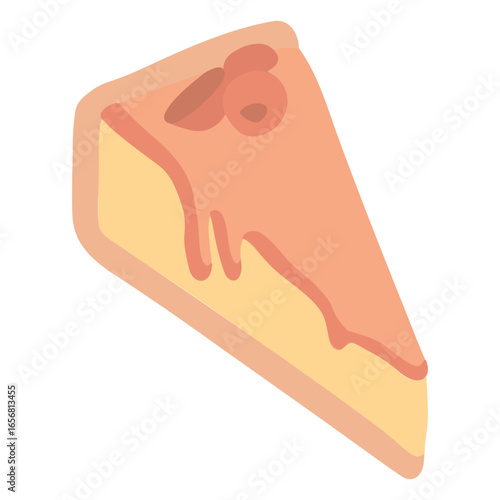 Slice of cheesecake