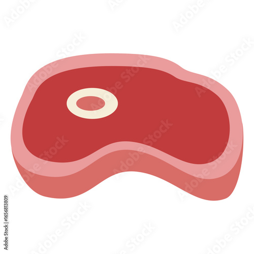 Steak flat food