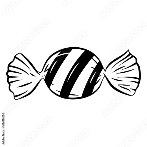 Striped candy sweet