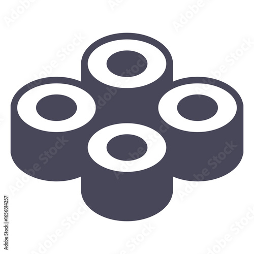 Sushi rolls icon
