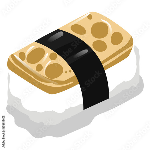 Tamago egg sushi icon