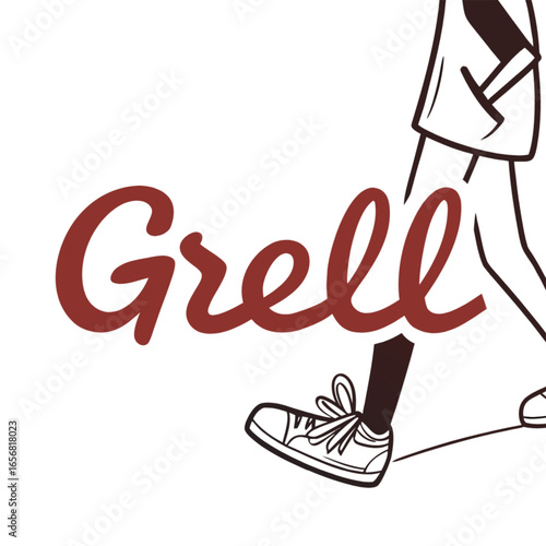 A vibrant vector illustration of a hot dog sign with a cartoon style and a celebratory design