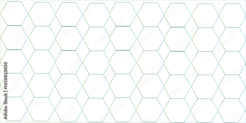 Fototapeta premium seamless pattern with hexagons. Abstract background with lines. Modern simple style hexagonal graphic concept. white texture background. Futuristic abstract honeycomb technology white.....