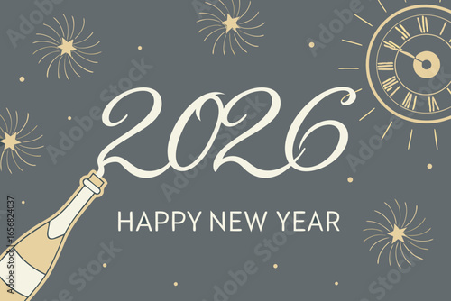 Festive new year s eve celebration with fireworks and confetti