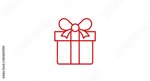 gift, box, icon, vector, present, illustration, surprise, celebration, birthday, christmas, new year, holiday, wrapped, ribbon, bow, decorative, symbol, design, flat, minimal, graphic, packaging, rewa