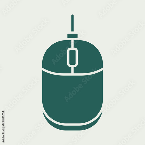 Business Computer Mouse trendy useful vector Illustration design magnificent colorful background