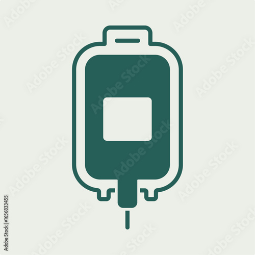 Blood bag trendy useful vector Illustration design ravishing colorful background