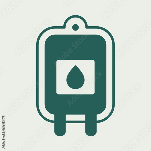 Bag Blood trendy useful vector Illustration design ravishing colorful background
