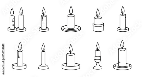 candle silhouettes, candle vector set, black candle icons, candlelight silhouette, decorative candle silhouettes, wax candle vector, burning candle silhouette, candle flame icons, set of candle shapes