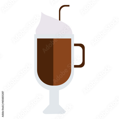Cappuccino tall glass