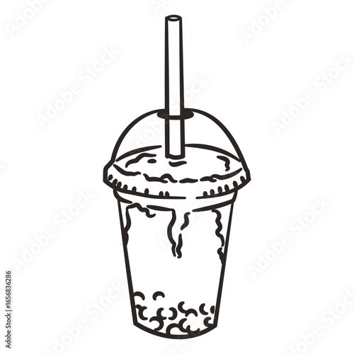 Milkshake drink stroke