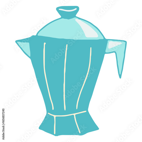 Winter coffee maker flat