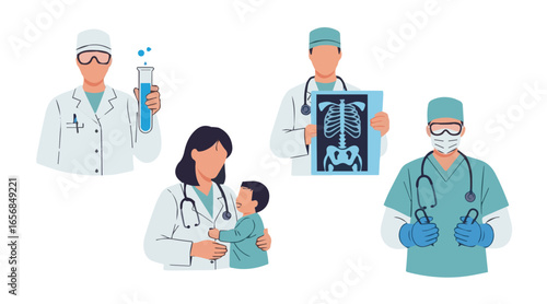 Graphics vector for Medical purposes - Doctor illustration for healthcare and medical designs - Design for Healthcare