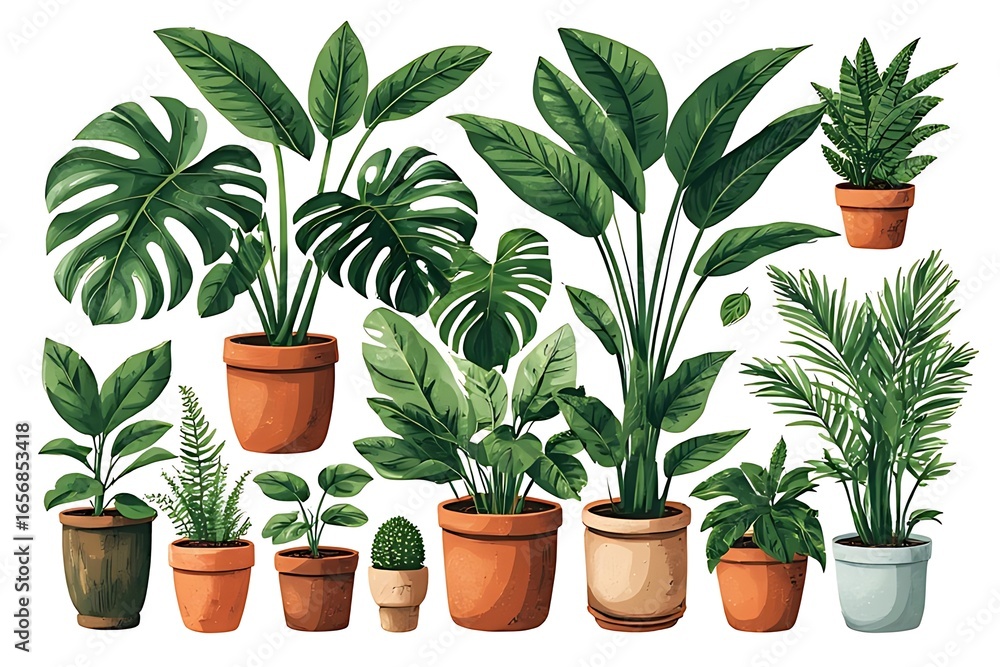 Obraz premium plant in a pot