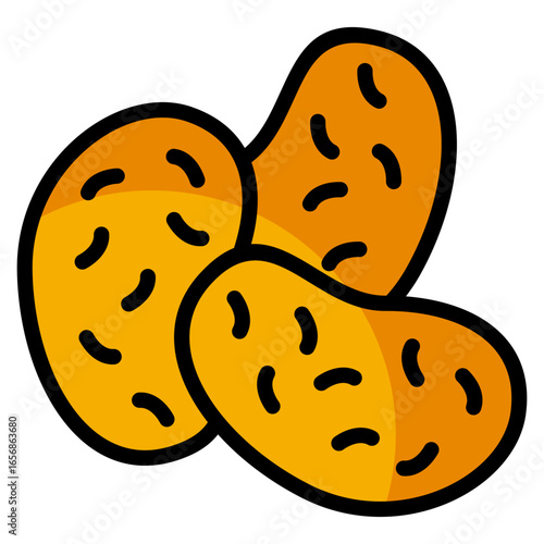 Chicken Nuggets  Icon Element For Design
